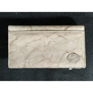 Buxton  Checkbook Wallet Women Yan Credit Card Slots Photo Coin Pouch